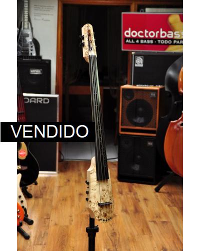 NS Design CR5 Low F Cello Poplar Burl Top Satin Natural